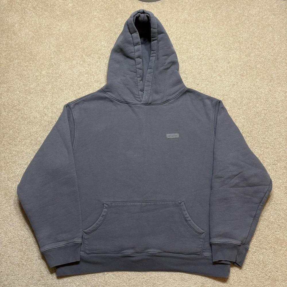 Set Active Hoodie Sweatshirt Womens Medium Gray Pullover Heavyweight Cozy Cotton